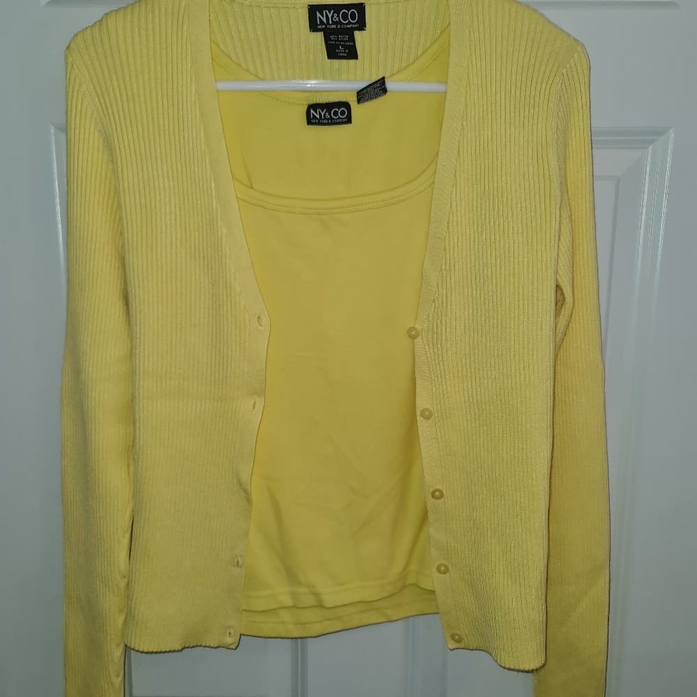 New NY & Co Sweater and tank